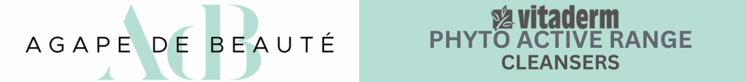 Agape de Beaute Vitaderm Phyto Active Range Cleansers banner Agape de Beaute Vitaderm Phyto Active Range Cleansers banner