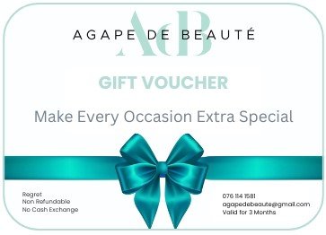 Agape de Beaute gift voucher shopping Agape de Beaute gift voucher shopping